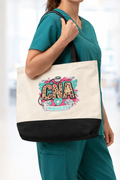 CNA Nurse Life Canvas Tote Bag